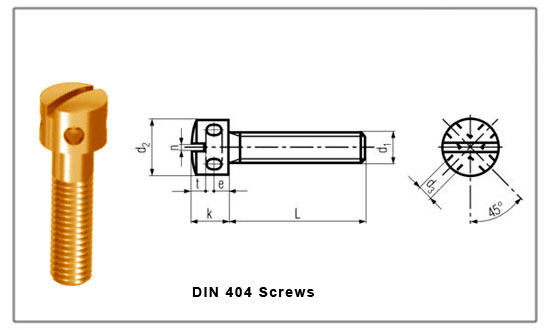 DIN 404 Screws DIN 404 Screws